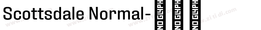 Scottsdale Normal字体转换